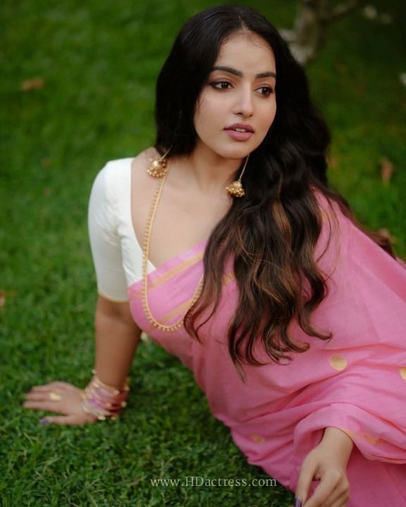 Malavika Menon Steals Heart In Rose Saree & white Blouse - Image 5 Malavika Menon Steals Heart In Rose Saree & white Blouse - Image 5