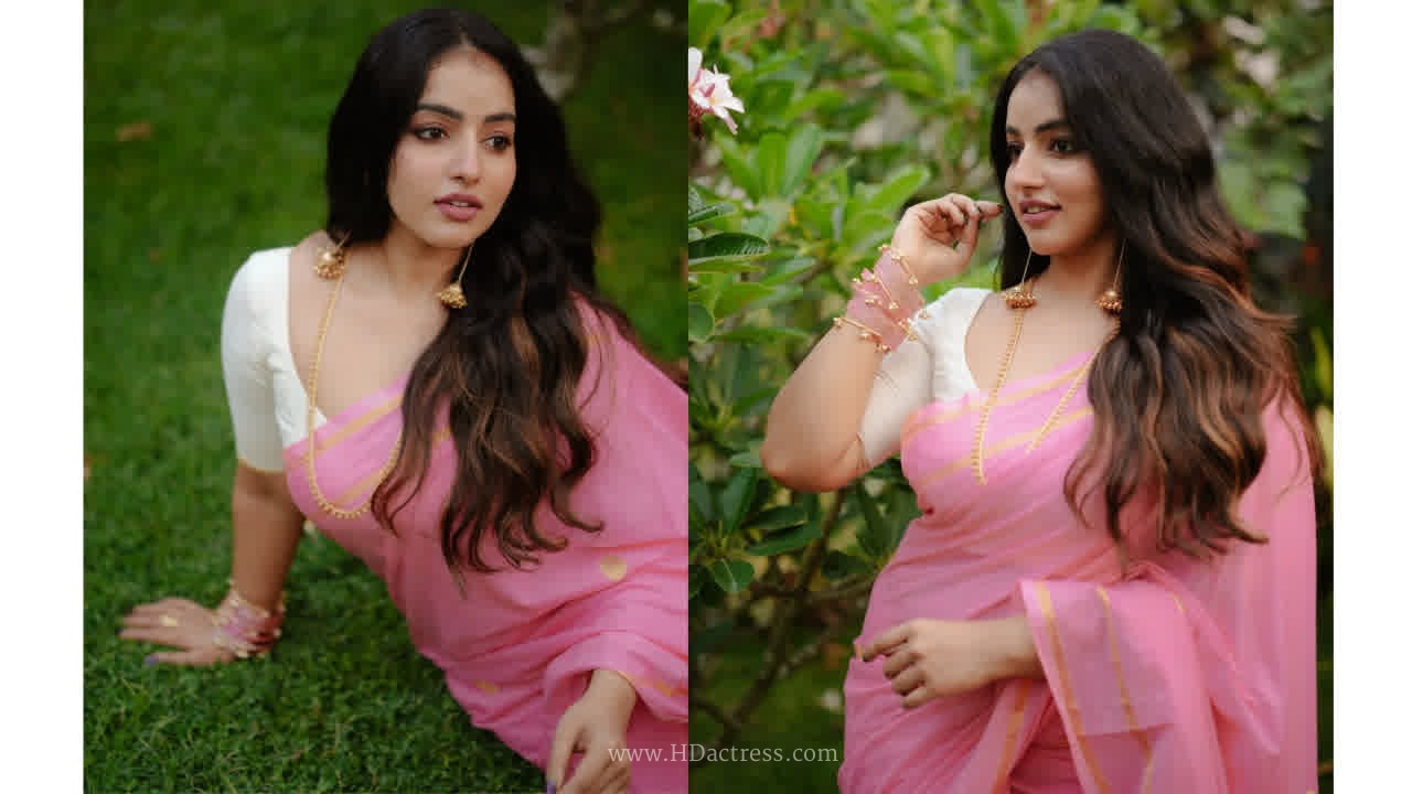 Malavika Menon Steals Heart In Rose Saree & white Blouse - Image 1 Malavika Menon Steals Heart In Rose Saree & white Blouse - Image 1