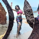 Tmkoc Fame Palak Sindhwani Sets Internet On Fire With Her Viral Pink Bralette Sarong Pictures 01