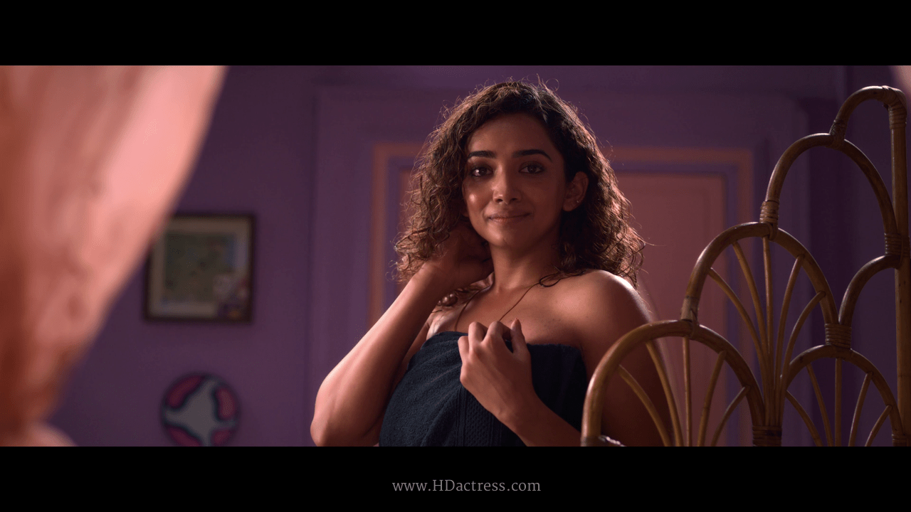Saanve Megghana wearing a towel scene in Pyaar Prema Kalyanam 2026 romantic movie photoshoot