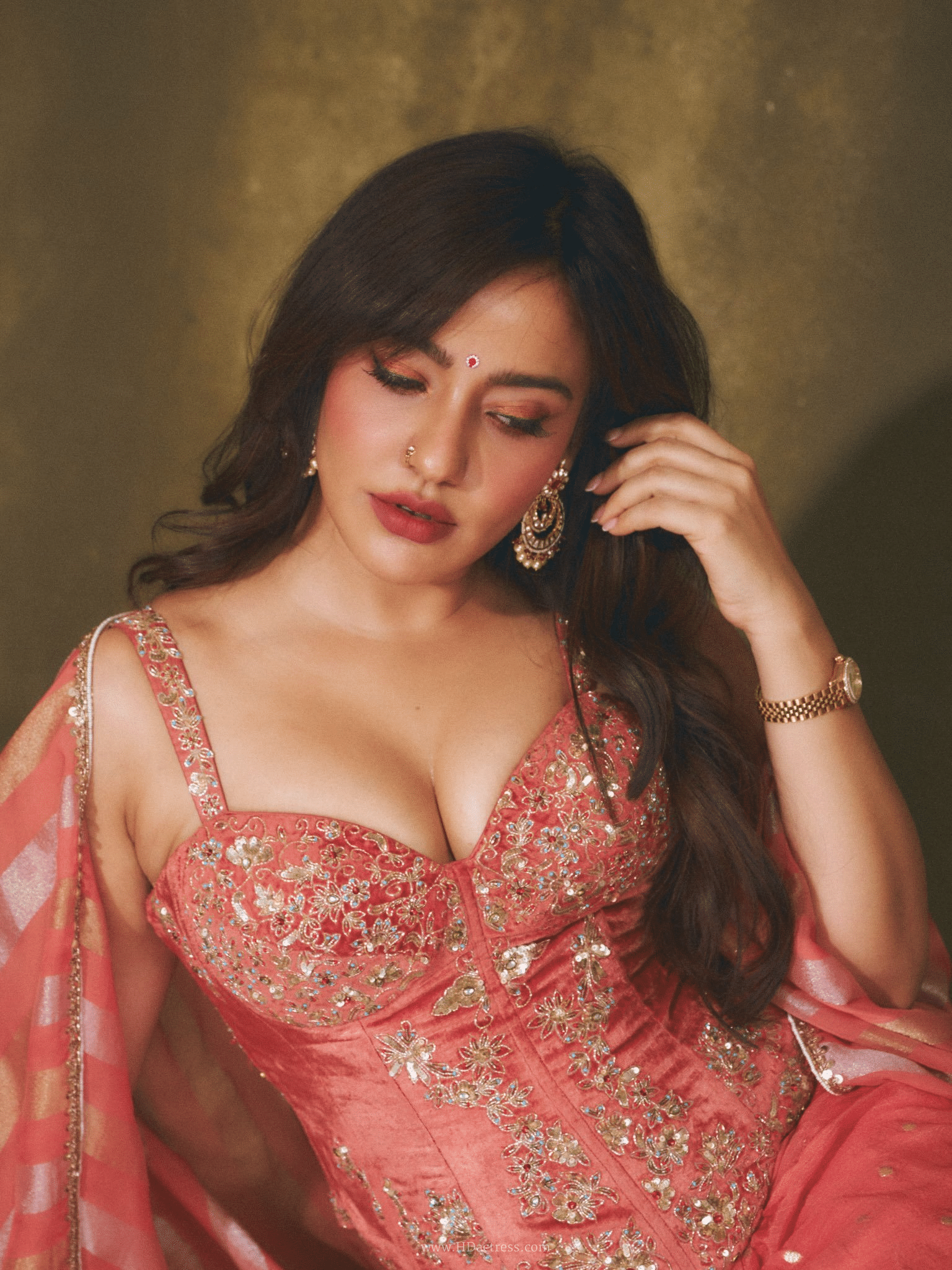 Neha Sharma Deep Neck Blouse Photoshoot: Bold Curves, Killer Style and Unmissable Glam