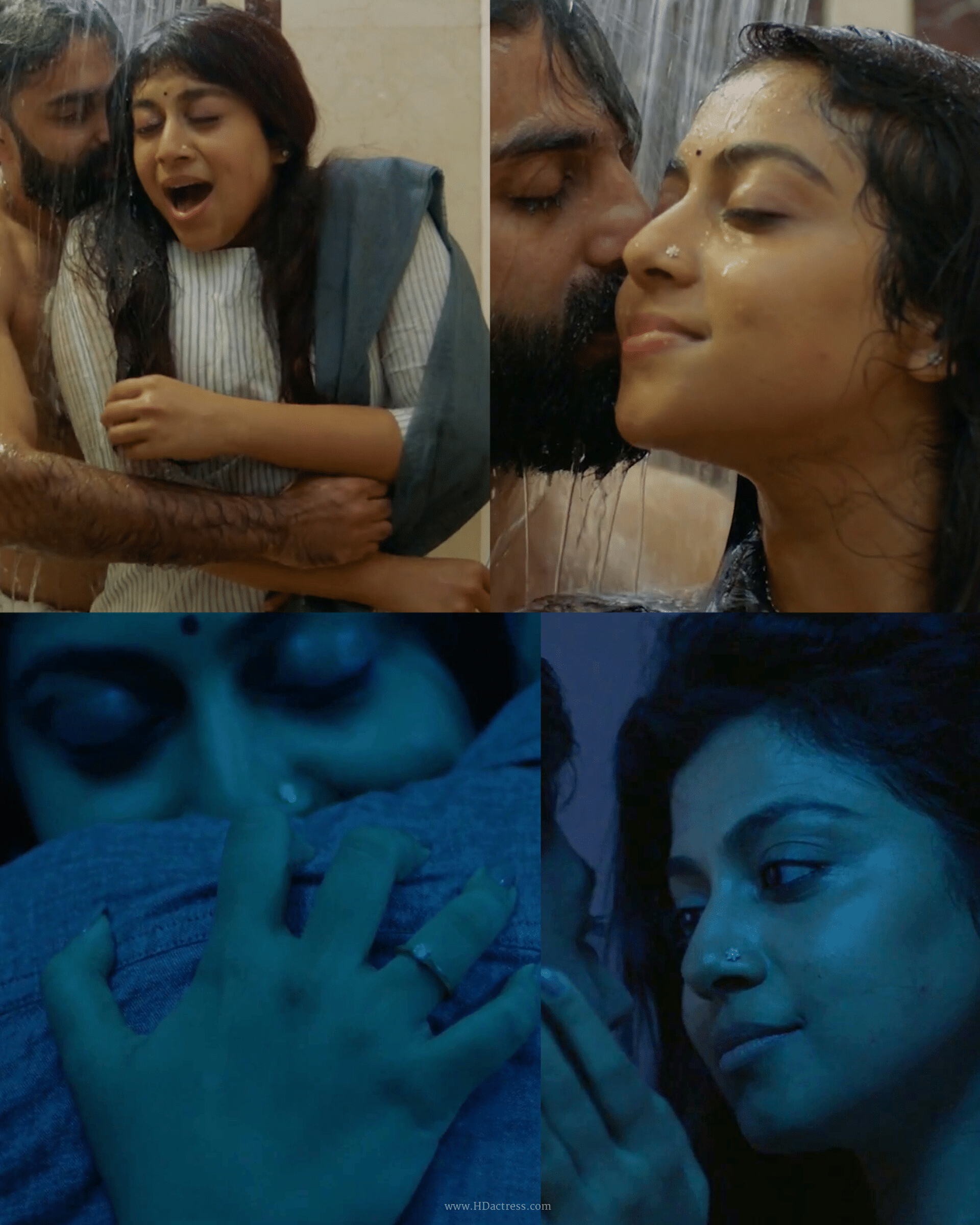 Shruti Ramachandran Hottest Wet Shower Romance Kissing Photos That Melt Hearts