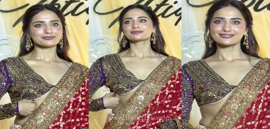 kusha kapila, milky diva, sexy bra blouse, underbust show, kusha kapila hot photos, bold blouse look, curves on display, indian actress sexy style