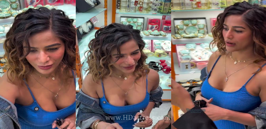 Poonam Pandey photos, busty Poonam Pandey, deep cleavage shots, sexy deep neckline, viral Poonam Pandey gallery, bold photoshoot, hot Indian actress pics
