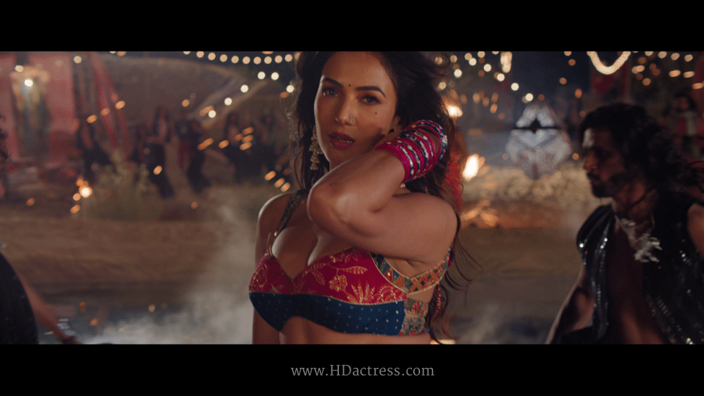 Sonal Chauhan showing off her hot navel and toned thighs in Ghoom Ghoom song from Mirzapur The Movie 2026