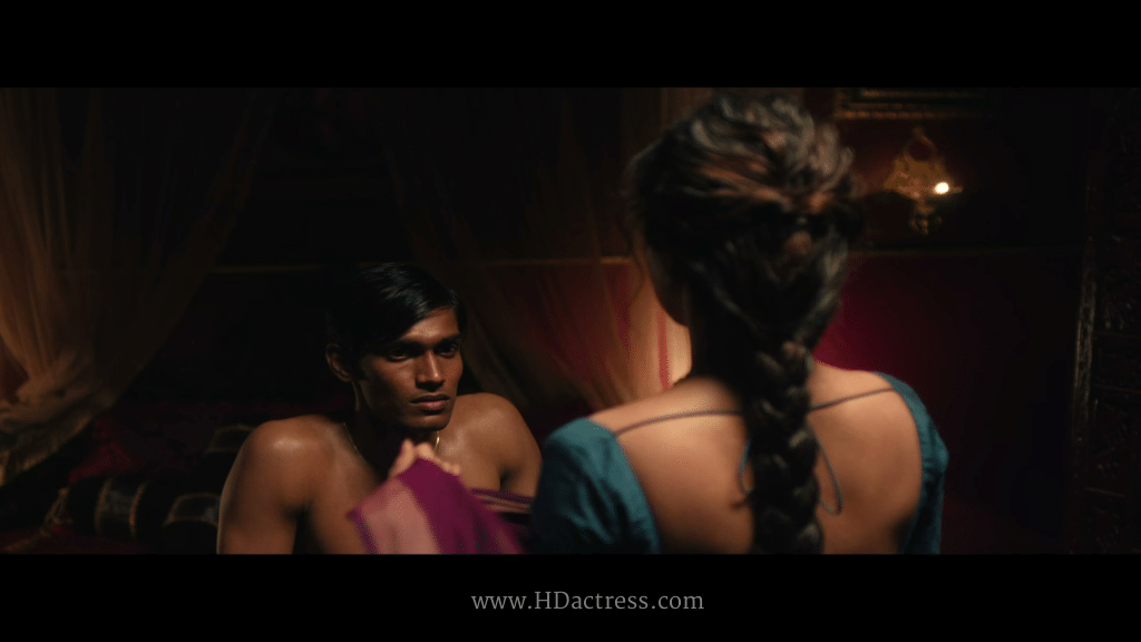 Keerthy Suresh sexiest pallu drop scene in Akka web series, bold traditional saree look, seductive close-up still, viral photo moment, Keerthy Suresh hottest Akka scene, pallu slipping off shoulder romantic frame

