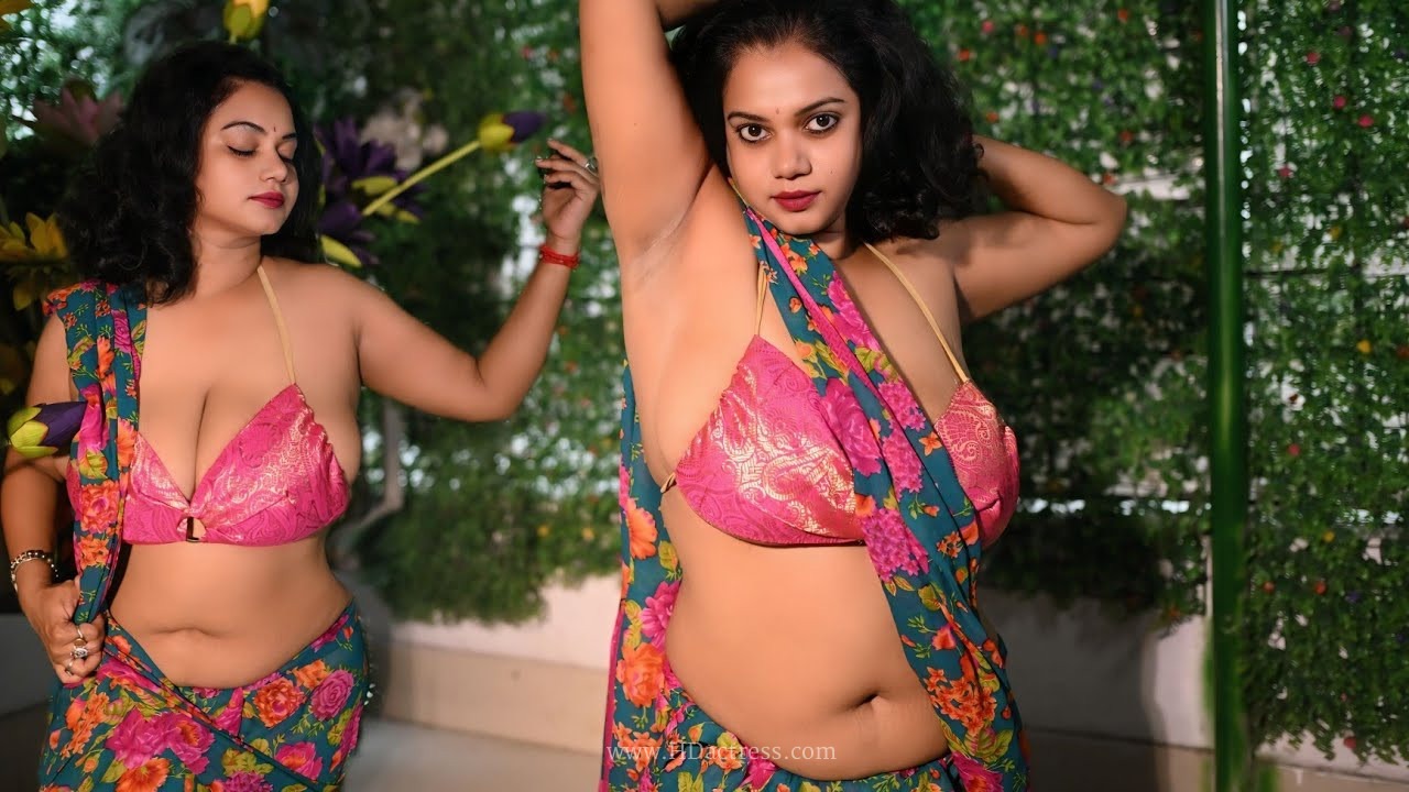 Vaani Exclusive Busty Bikini Blouse in Saree | Bong Sundari Hot Photos