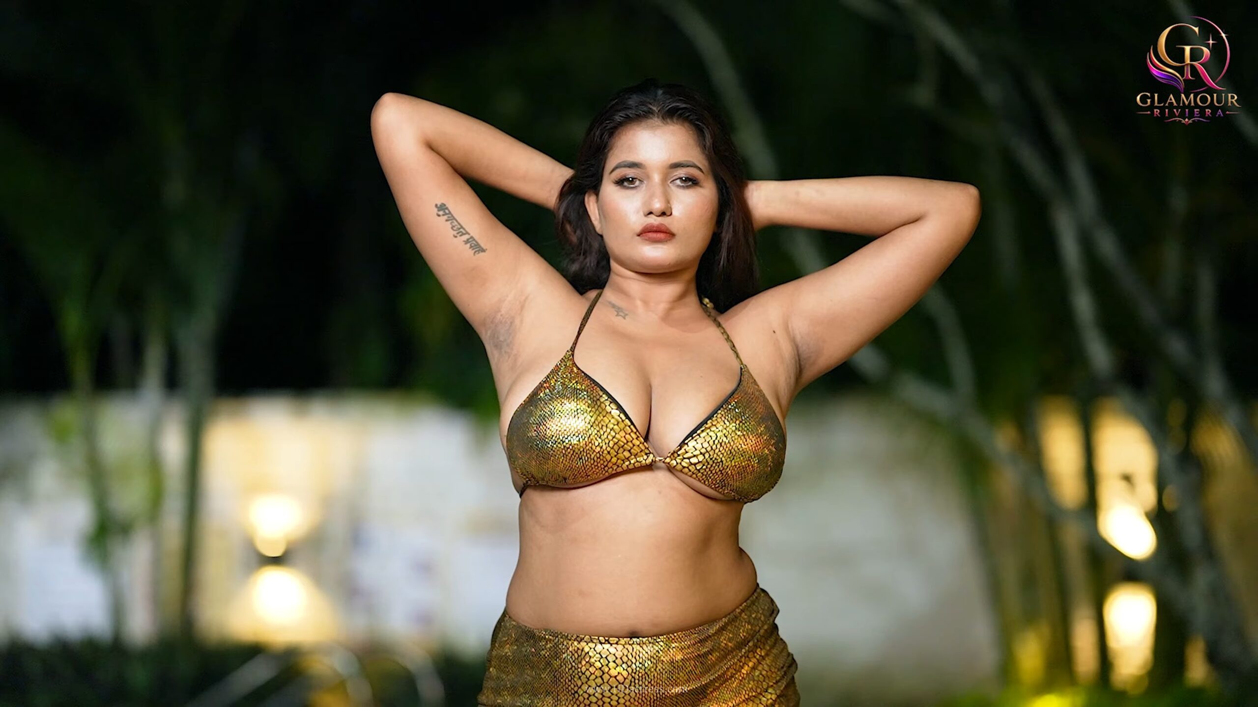 Viral Golden Bikini Photos of Busty Model Shital Shaw That Everyone Is Talking About  

