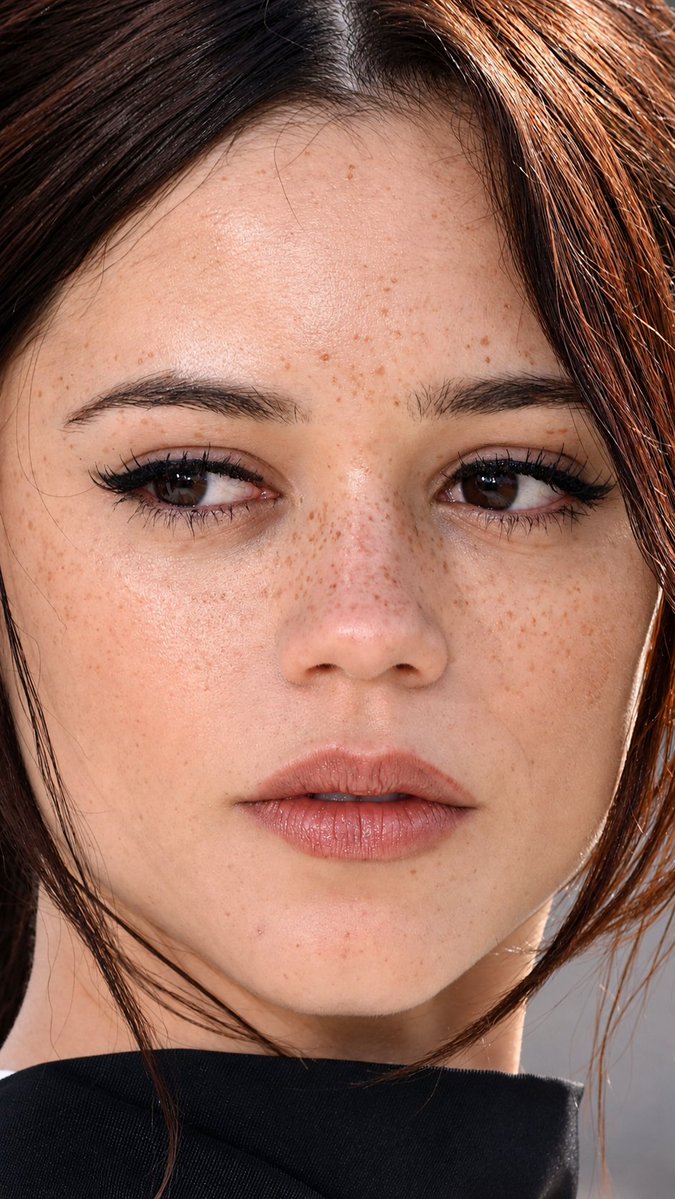 Jenna Ortega HD Face card Image