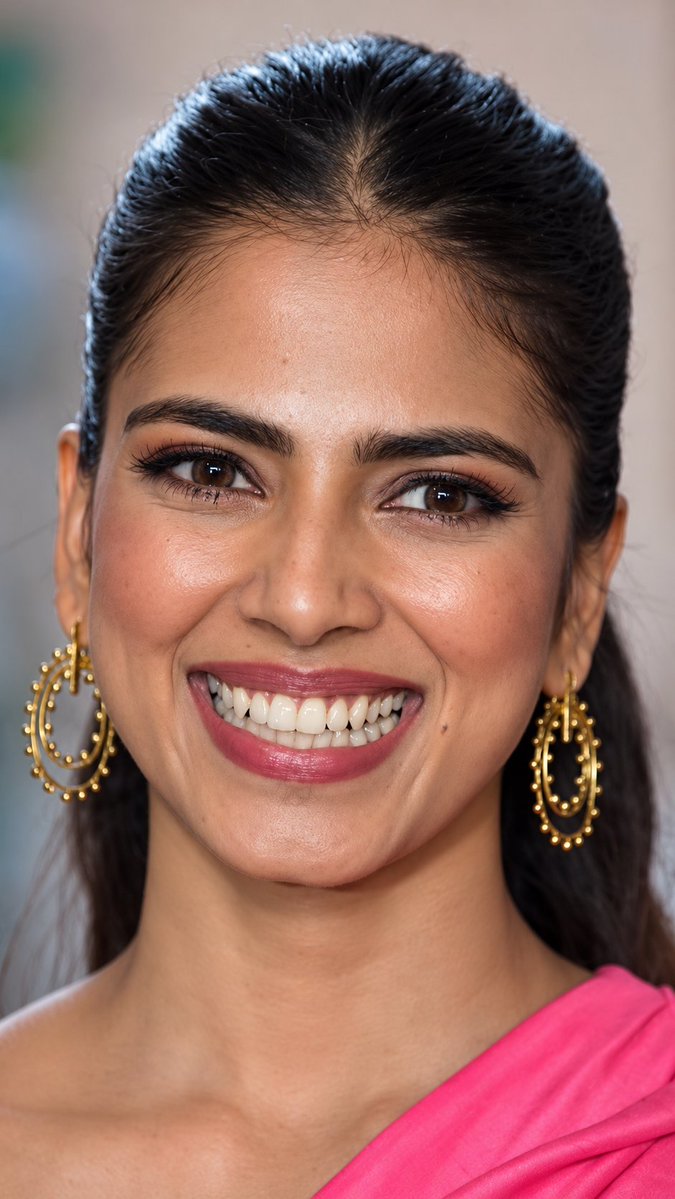 Malavika Mohanan HD Face card Image