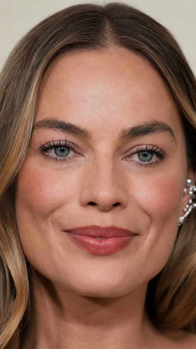 Margot Robbie HD Face card Image