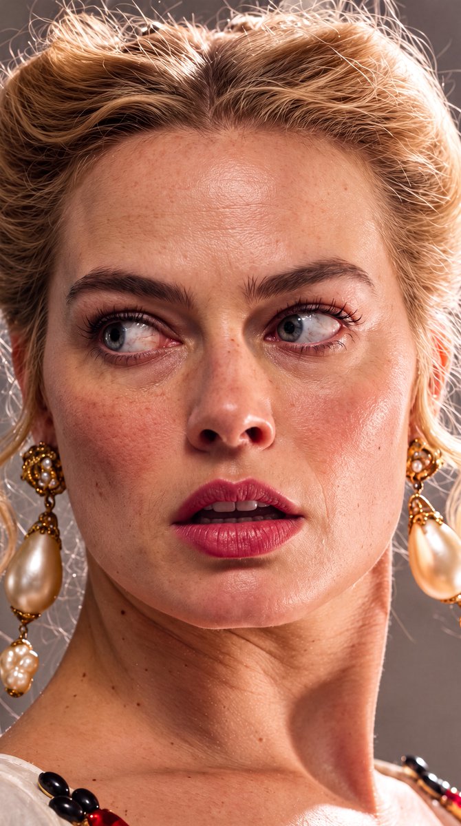 Margot Robbie HD Face card Image