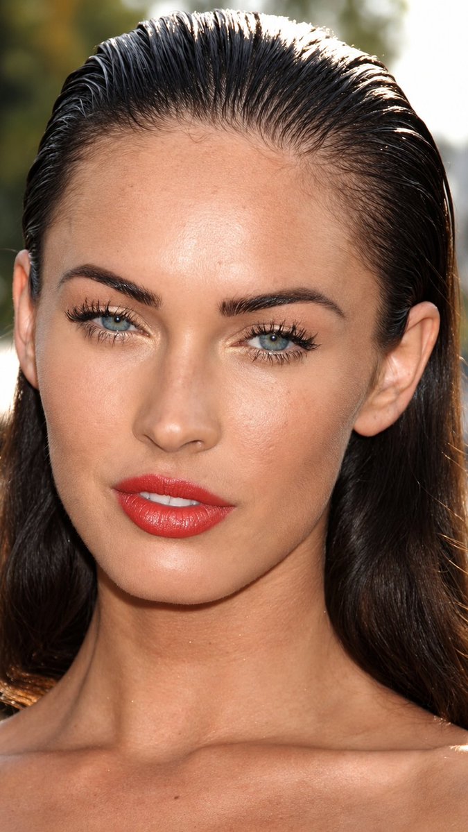 Megan Fox HD Face card Image