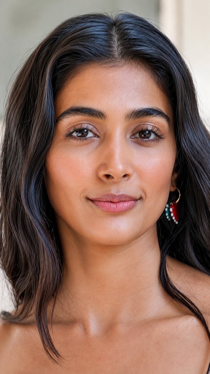 Pooja Hegde HD Face card Image