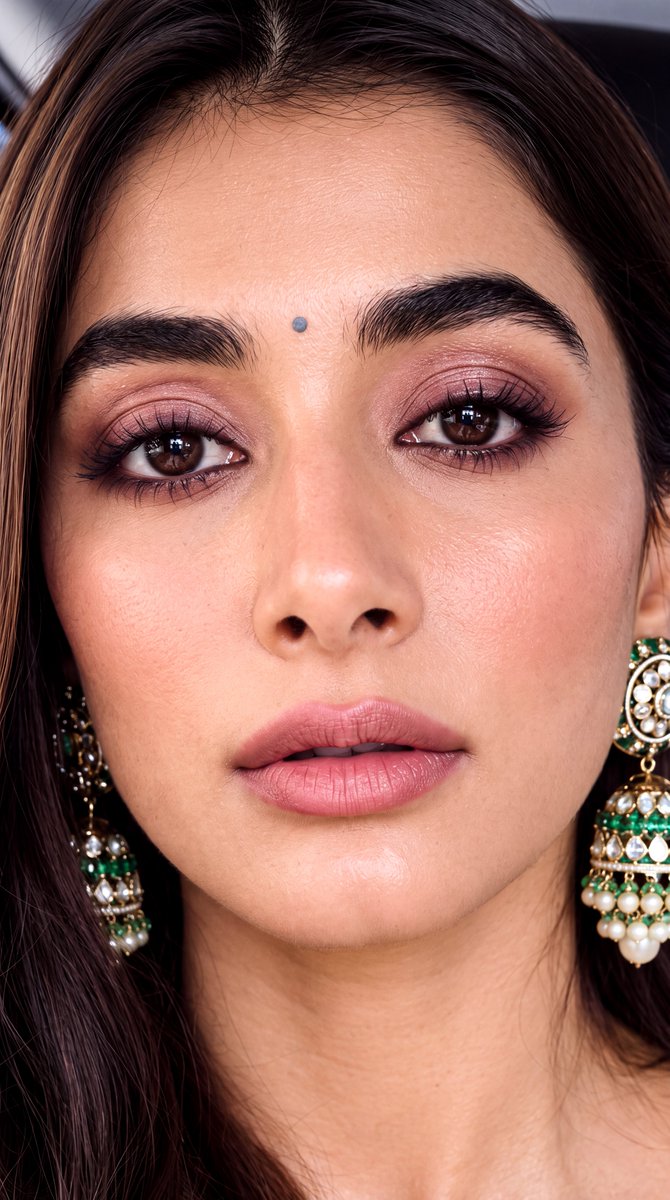 Pooja Hegde HD Face card Image