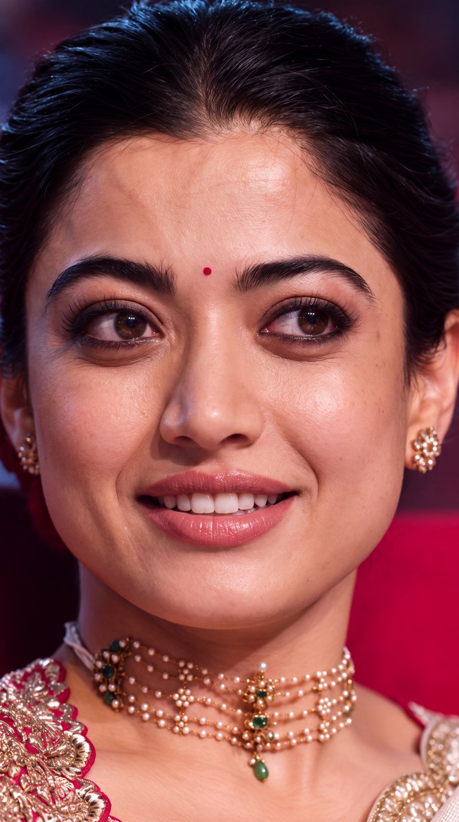 Rashmika Mandanna HD Soft Face card Image
