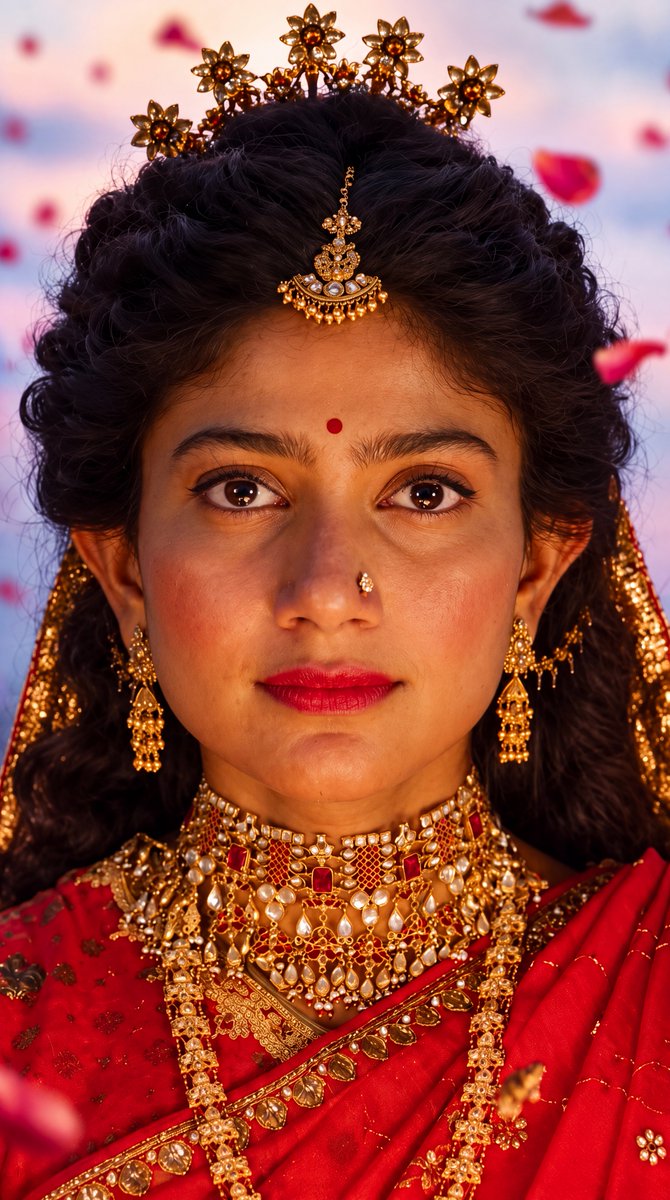Sai Pallavi  HD Face card as sita Image